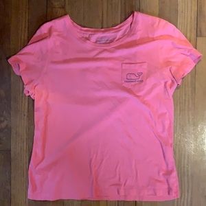 Peach vineyard vine short sleeve pocket tee